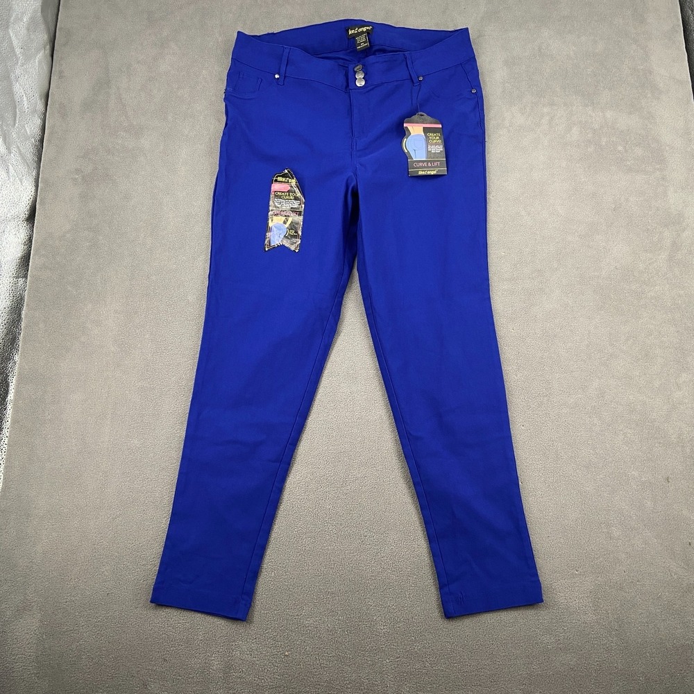 Kean Angel Curvy Jeans Womens 3X Blue Denim High Rise‎ Skinny Leg Everyday Wear